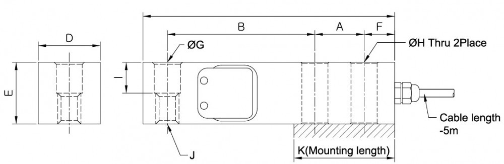 Shear beam load cell 상세 이미지 2