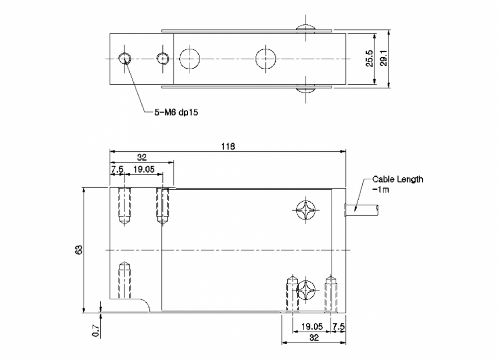 Single point load cell 상세 이미지 1