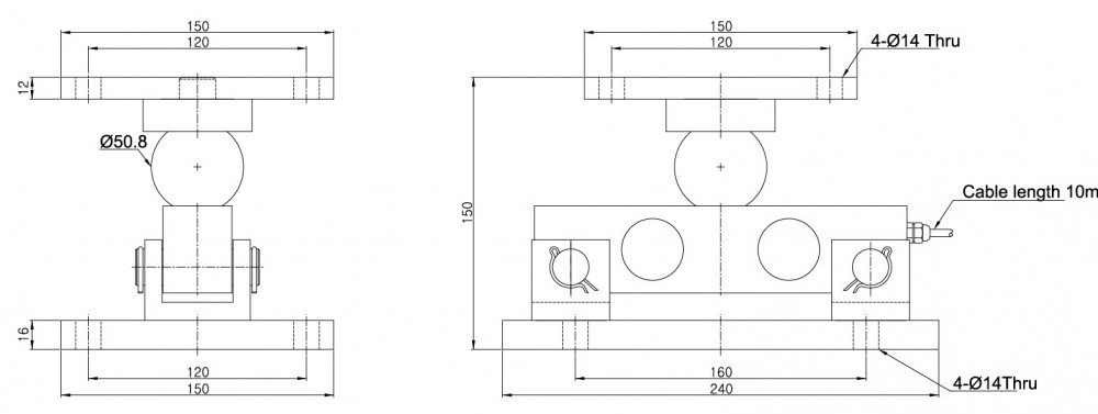 Truck weighing load cell 상세 이미지 1