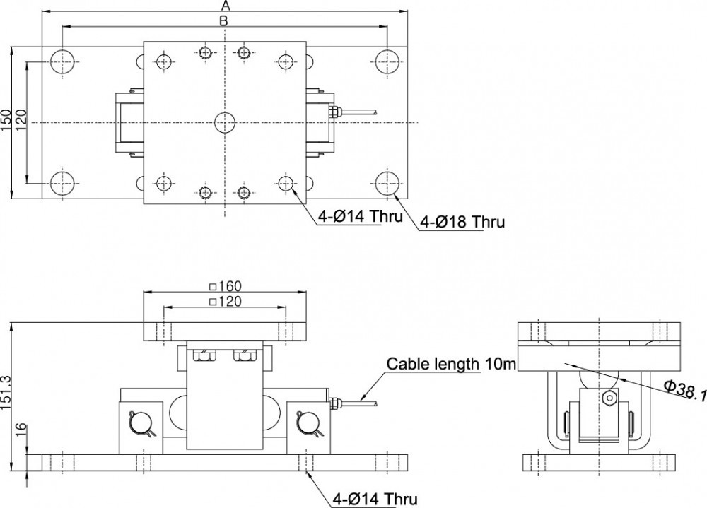 Truck & Tank weighing load cell 상세 이미지 1