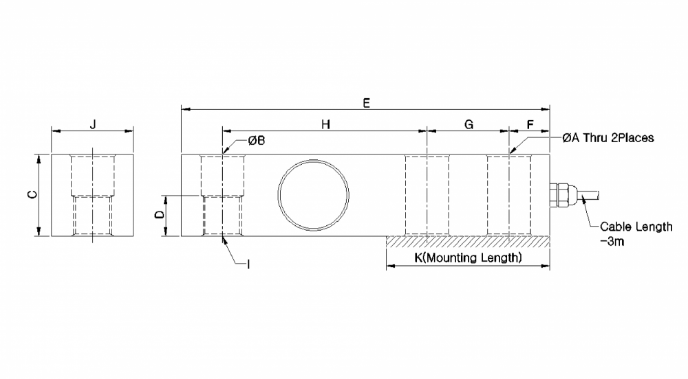 Stainless shear beam load cell 상세 이미지 2