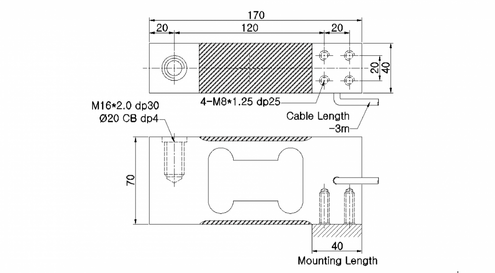 Single point load cell 상세 이미지 1