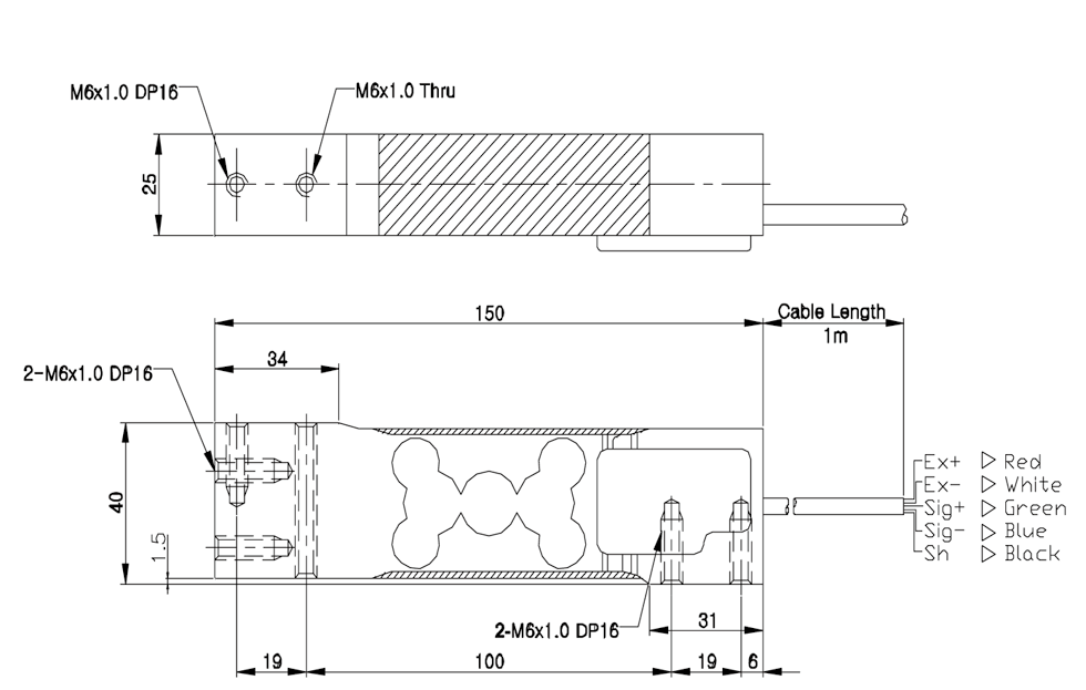 Single point load cell 상세 이미지 1